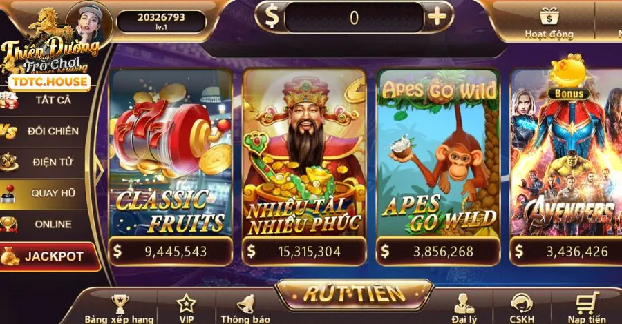 Slot game và nổ hũ tại ok365 vip